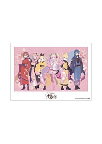 Poster Sakura Miku Newly Drawn Illustration Assembly Art By Kuro A3 Matte Processing Poster